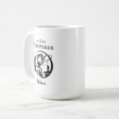 Fish Whisper Funny Fisherman mit irgendeinem Namen Kaffeetasse (Vorderseite Links)