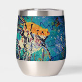 Fish Wine Tumbler Water Bottle (Rückseite)