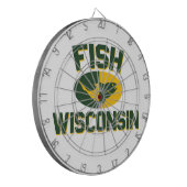 Fish Wisconsin Dartscheibe (Vorderseite Links)