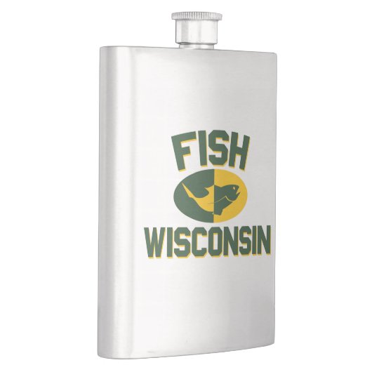 Fish Wisconsin Flachmann (Rechts)