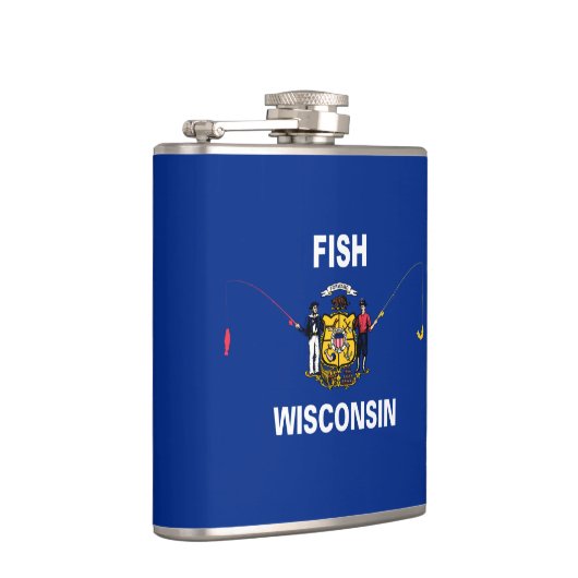 Fish Wisconsin Flachmann (Rechts)