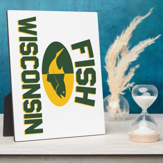 Fish Wisconsin Fotoplatte (Seite)