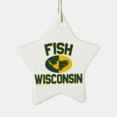 Fish Wisconsin Keramikornament (Rechts)