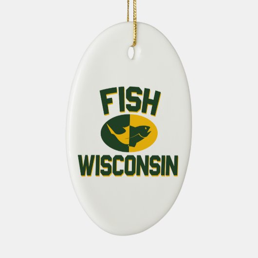 Fish Wisconsin Keramikornament (Rechts)
