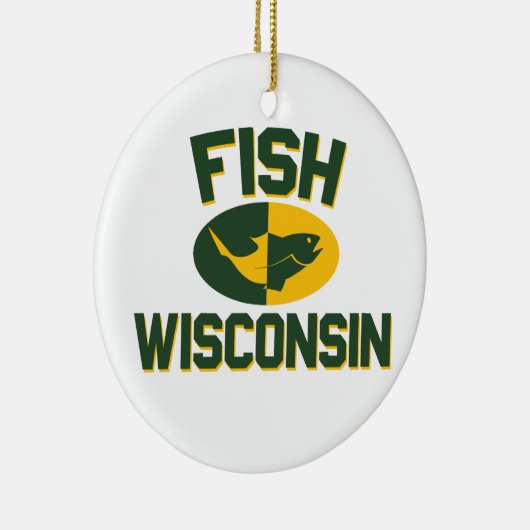 Fish Wisconsin Keramikornament (Rechts)