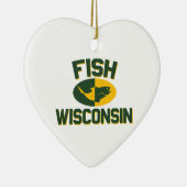 Fish Wisconsin Keramikornament (Rechts)