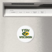 Fish Wisconsin Magnet (In Situ (Geschirrspüler))