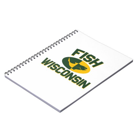 Fish Wisconsin Notizblock (Linke Seite)