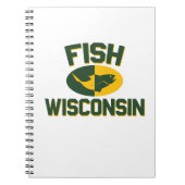 Fish Wisconsin Notizblock (Vorderseite)