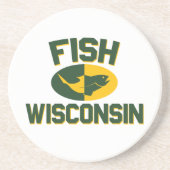 Fish Wisconsin Untersetzer (Vorne)