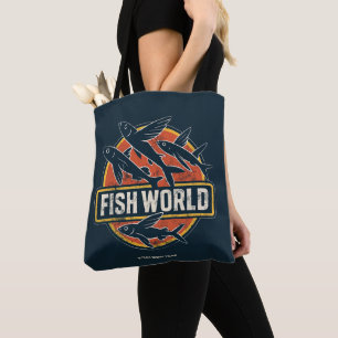 Fish World Retro Fliegender Fisch Parodie Vintage  Tasche
