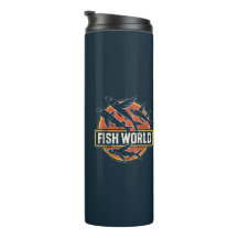 Fish World Retro Fliegender Fisch Parodie Vintage