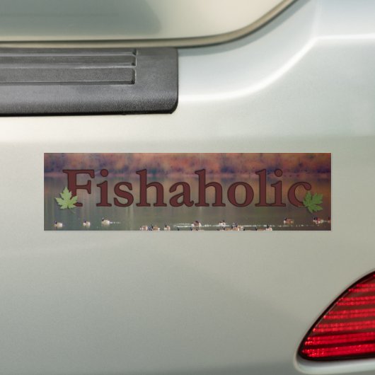 Fishaholic Autoaufkleber (Auf Auto)