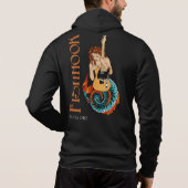 Fishaken Hoodie Mermaid auf der Rückseite (Rückseite)