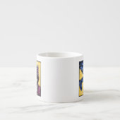 Fishaken - Pop Goth Nightmare Surreal Art 6 oz Espressotasse (Vorderseite)