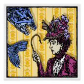 Fishaken - Pop Goth Nightmare Surreal Art Poster (Vorderseite)