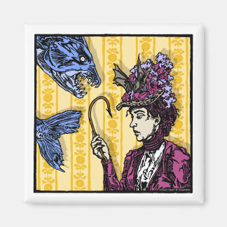 Fishaken - Pop Goth Nightmare Surreal Cartoon Magnet