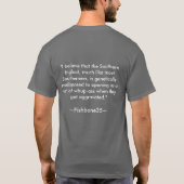 Fishbone-Entwürfe T-Shirt (Rückseite)