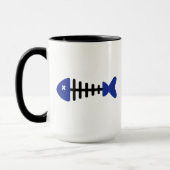 Fishbone-Fische Tasse (Links)