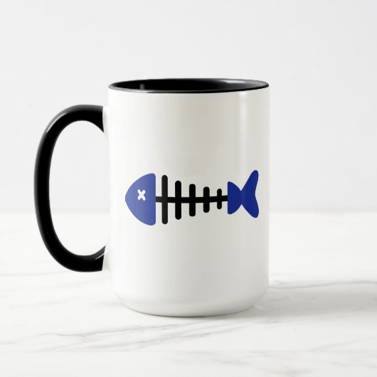 Fishbone-Fische Tasse (Links)