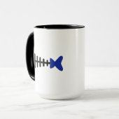 Fishbone-Fische Tasse (Vorderseite Links)