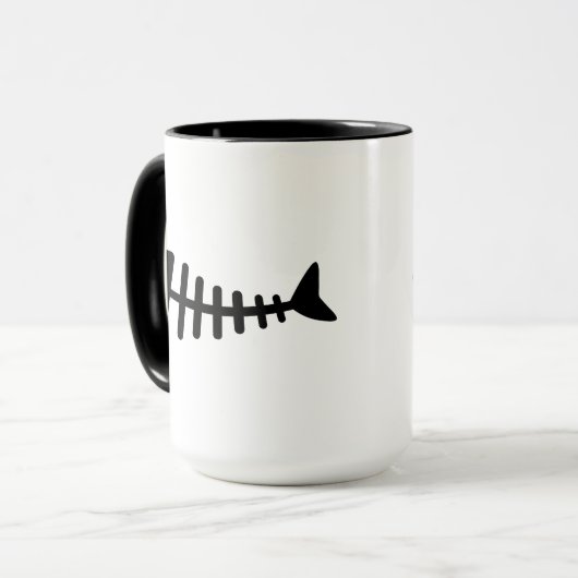 Fishbone Tasse (Vorderseite Links)
