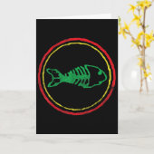Fishbones Ska Punk Männer Frauen Mutter Vatertag Karte (Gelbe Blume)
