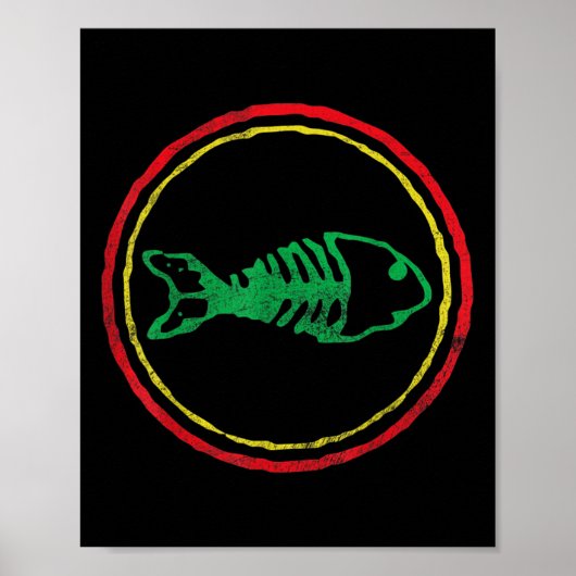 Fishbones Ska Punk Mens Frauen Mütter Vatertag Poster (Vorne)