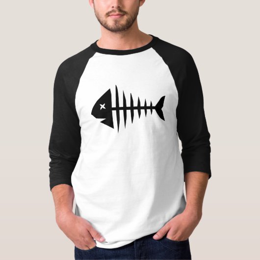 Fishboneskelett T-Shirt (Vorderseite)
