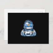 Fishbowl Astronaut Postkarte (Vorne/Hinten)