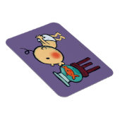 Fishbowl Kisses Orange Goldfish Magnet (Rechte Seite)