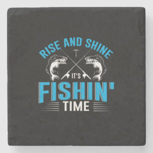 Fisher Art Rise And Shine Fischerzeit Steinuntersetzer