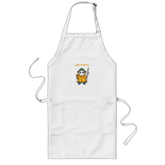 Fisher Boo – Cute Halloween Ghost Sticker with Pum Lange Schürze