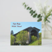 Fisher Bridge - Vermont Postkarte (Stehend Vorderseite)