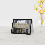 Fisher Building, Detroit, Michigan Note card Karte (Gelbe Blume)
