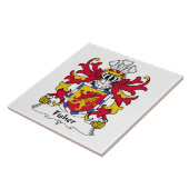 Fisher-Familienwappen Fliese (Seite)