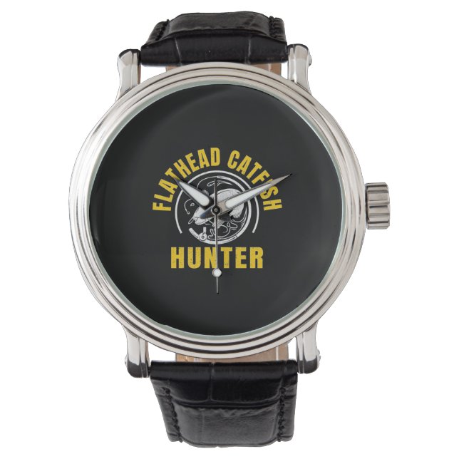 Fisher Freshwater Catfish Hunter Armbanduhr (Vorderseite)