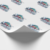 Fisher Geschenk I like Fishing Geschenkpapier (Ecke)