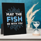 Fisher Geschenk kann die Fische bei dir sein Fotoplatte (Seite)