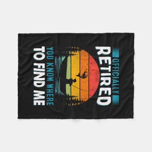 Fisher Geschenk müde Sie wissen, wo Sie mich finde Fleecedecke (Vorderseite (Horizontal))