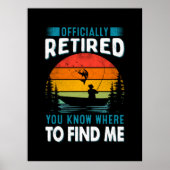 Fisher Geschenk müde Sie wissen, wo Sie mich finde Poster (Vorne)