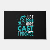 Fisher Geschenk nur noch einen Fisch versprochen Fußmatte (Vorderseite)