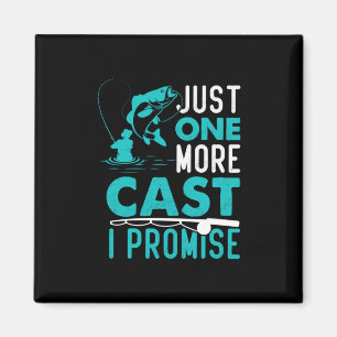 Fisher Geschenk nur noch einen Fisch versprochen Magnet