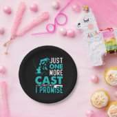 Fisher Geschenk nur noch einen Fisch versprochen Pappteller (Party)