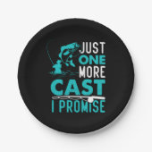 Fisher Geschenk nur noch einen Fisch versprochen Pappteller (Vorderseite)