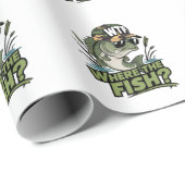 Fisher Geschenk, wo der Fisch Geschenkpapier (Rolleneckpunkt)