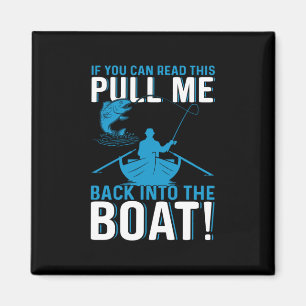 Fisher Gift Back Into The Boat Magnet