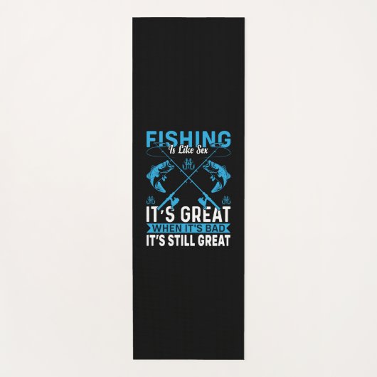 Fisher Gift Fishing Is Great Yogamatte (Vorderseite)