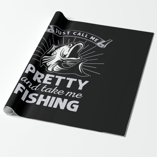 Fisher Gift Just Call Me Pretty Fishing Geschenkpapier (Ungerollt)