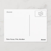 Fisher Hoosies Postkarte (Rückseite)